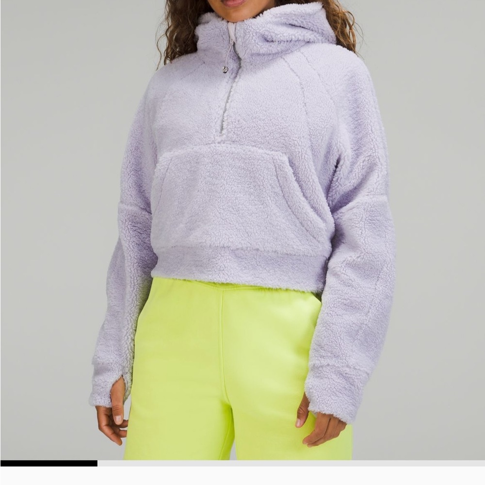 Lululemon scuba oversized half zip